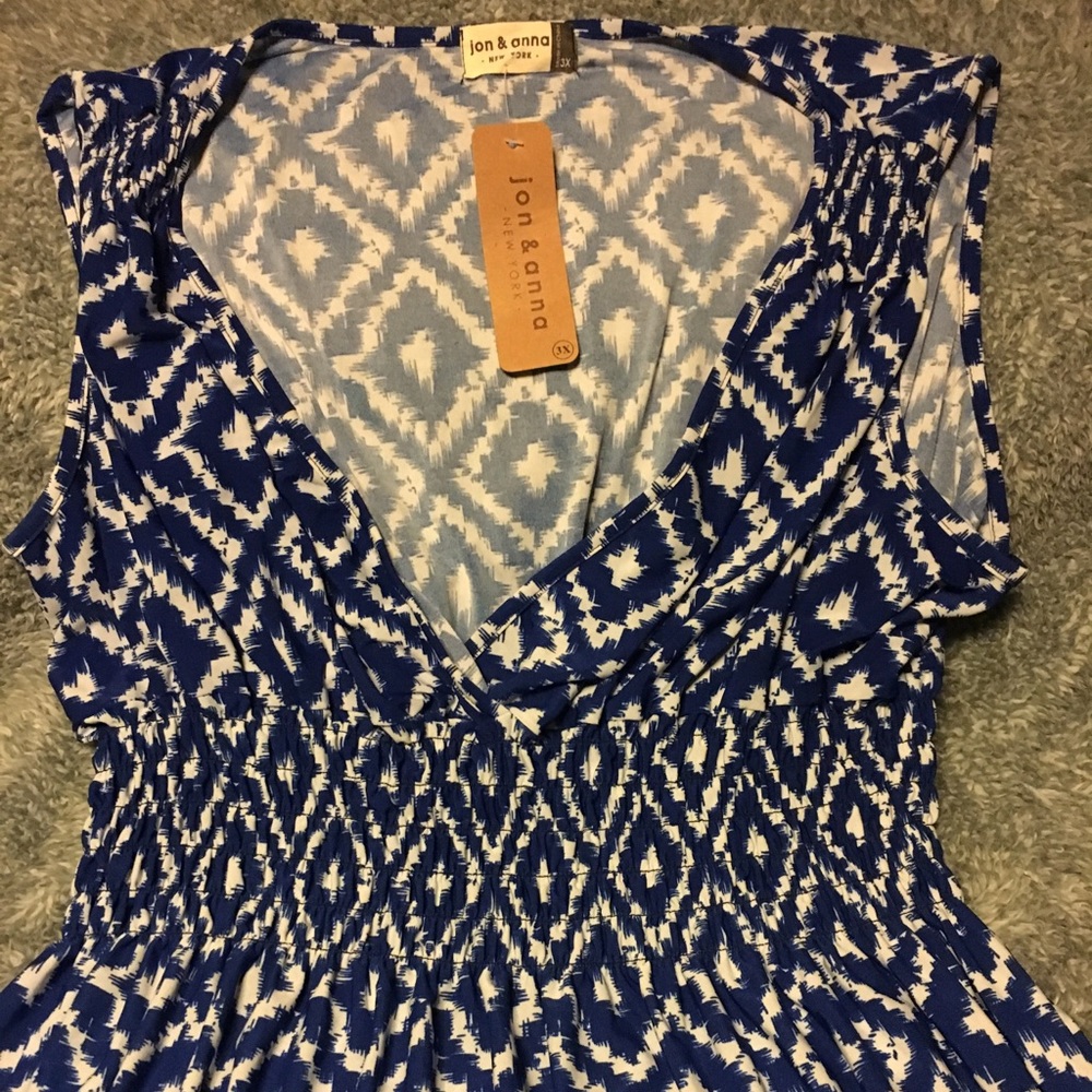 Jon & Anna 3X blue sundress